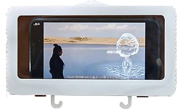 58GXCAAMOT Tablet or Phone Holder Waterproof Case Wall Mounted Box All Shelves Mobile Phone Cutlery Self Adhesive Shower Accessories