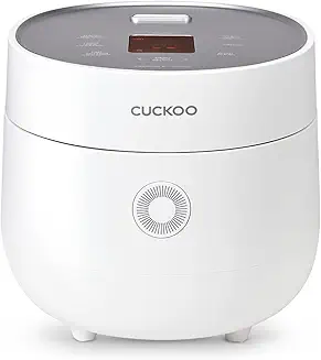 CUCKOO Micom Rice Cooker 6-Cup Uncooked / 12-Cup Cooked with Nonstick Inner Pot, Versatile Rice Maker with 9 Menu Options, Fuzzy Logic Technology, Auto Clean, Quick
