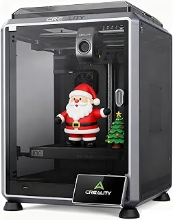 Creality K1C 3D Printer, 600mm/s Fast Speed Auto Leveling 3D Printers with AI Camera for 300°C Printing, Switchable Silent Mode Reliable