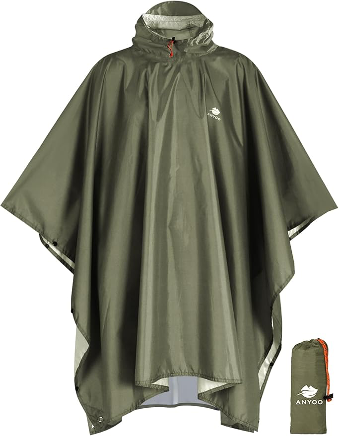 Rain Coats for Adults Rain Ponchos with Hoods Man