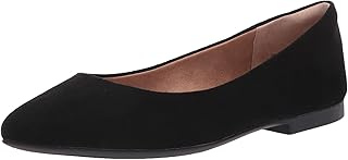 Rakuten Essentials Womens Pointed-Toe Ballet Flat