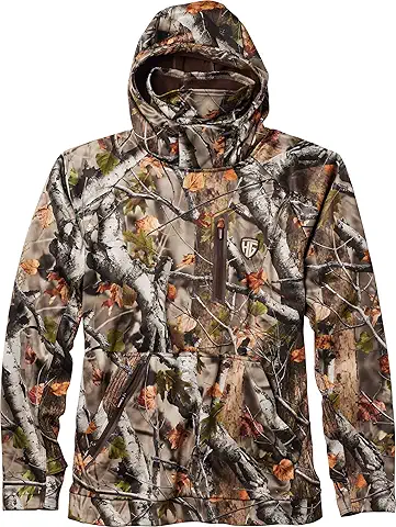 Legendary Whitetails Men's Huntguard Bullfrog Technical Softshell Gaiter Hoodie