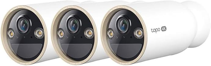 Tapo MagCam 4K Outdoor Wireless Security Camera - Up to 200-Day Battery, Magnetic Mount, Person/Vehicle Detection, Subscription-Free Local Storage or Optional Cloud, Works with Alexa, C460 (3-