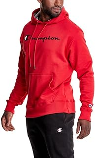 Champion Men's Fleece Script Logo Hoodie (Reg. Or Big & Tall)
