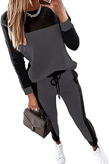 HBQ Women‘s Color Block 2 Piece Outfits Casual Travel Sweatsuits Lounge Sets 2025 Fall Fashion 3.93.9 out of 5 stars (204)