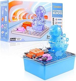 STEM Educational Toy Science Kits for Kids, Electric Bubble Machine, DIY Circuit Connections, Educational Fun Toy Gift for Children Boys Girls Ages