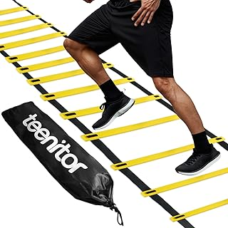 Teenitor Agility Ladder Speed Ladder Training Ladder for Soccer, Speed, Football Fitness Feet Training Carry Bag Agility Training Equipment 13