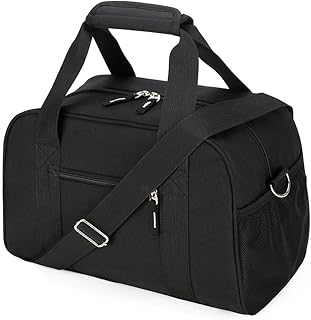 SeaRock 14 inch Small Gym Bag, Mini Duffel Bag for Women & Men, Carry On Lightweight for Travel Sport - Black