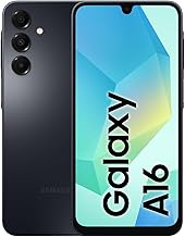 Galaxy A16 4G LTE (128GB + 4GB) International Model SM-A165F/DS Factory Unlocked, 6.7", Dual SIM, 50MP Triple Camera (Case Bundle), Black