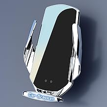 Car Phone Holder Mount for BMW 3 Series 3GT 4 Series 2013-2019, Adjustable One Button Release Car Phone Mount Cradle 360° Rotation Strong Sticky Stand,Car Accessories,B Silv (B Silver normal)